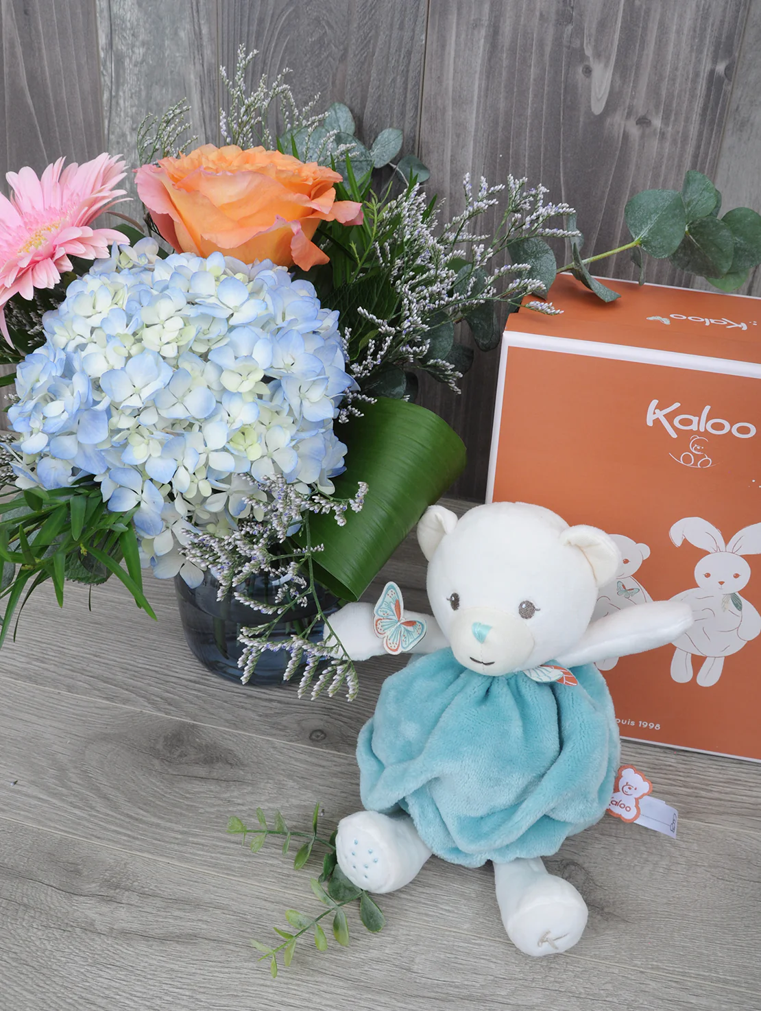 Cadeau fleuri pour une nouvelle maman