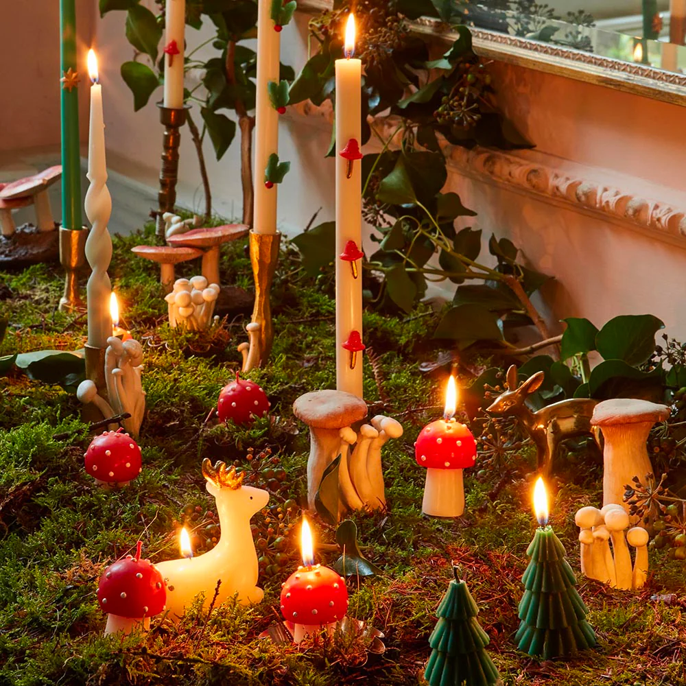 Noël - Bougie décorative : 3 rennes – Image 3